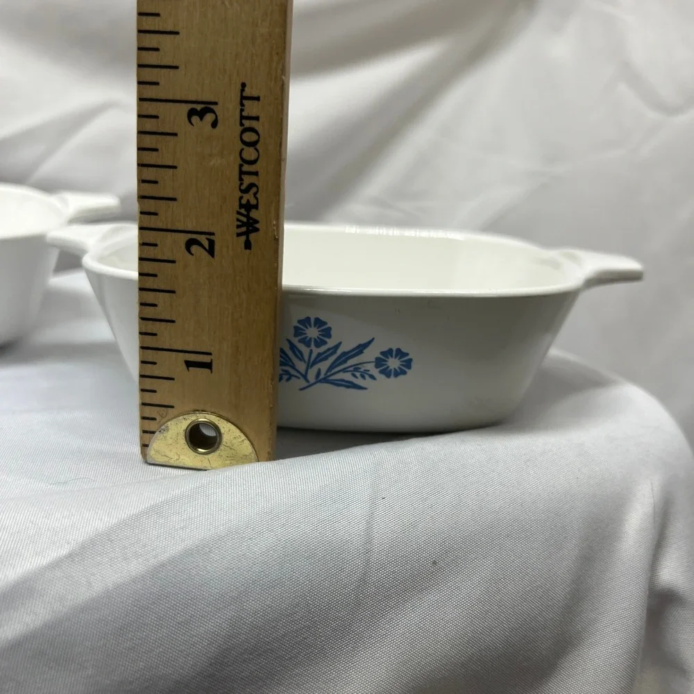 Corning‎ Ware Petite Pan Blue Cornflower Square Baking Dish Set P-41-B